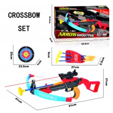 Children Toy Crossbow Shooting Set With Target and 3 Arrows